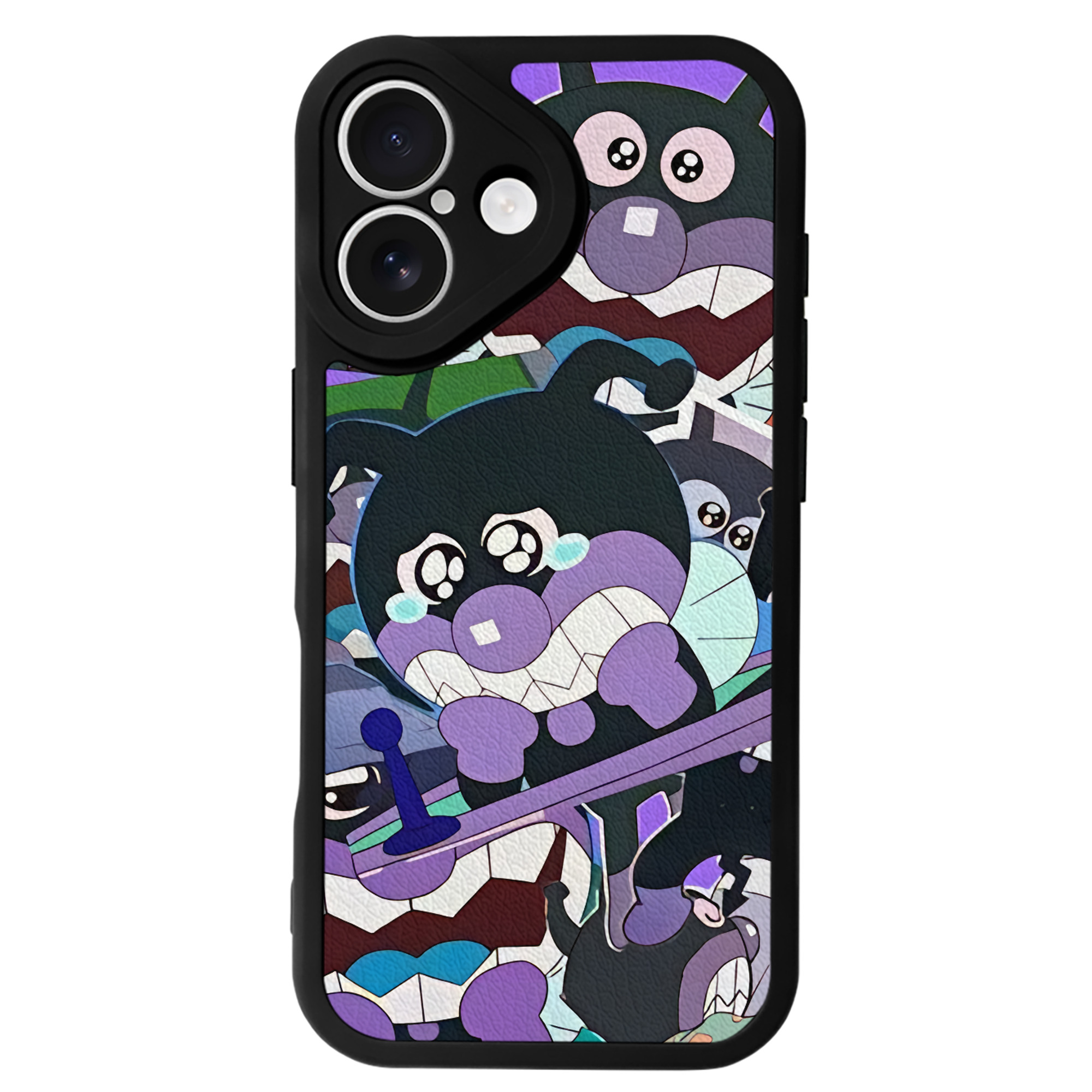 （画像用） アンパンマン Anpanman 【iPhone 16シリーズ対応】シリコンスマホケース（レザー調） 材質：シリコン